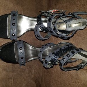 NWT Sexy Strappy Black Heels